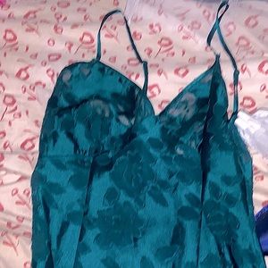 Forest green night gown
